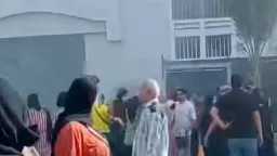 نيران تُخيف المنطقة الحرة ببورسعيد.....