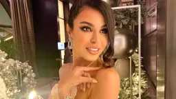 نسرين أمين تشعل السوشيال بفستان...