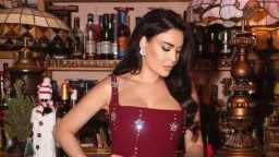 سيرين عبدالنور تتألق بالأحمر في...