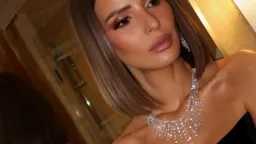 إيمان العاصي تتألق بالأسود المخملي...