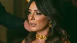 أنجي المقدم تتألق بفستان أسود...